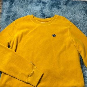 Dutch bros yellow sweater